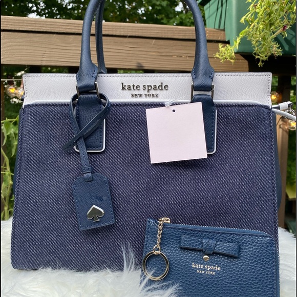 kate spade Handbags - Kate spade denim crossbody satchel